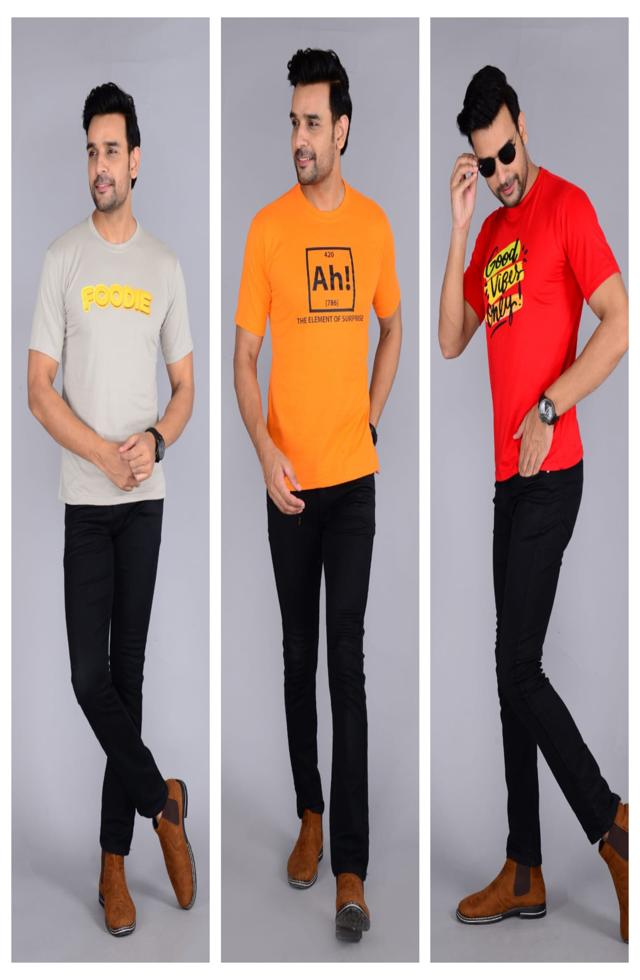 Men Stylish T-Shirt Combo