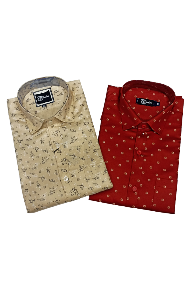 Men Premium Combo Cotton Casual Full Sleeve Shirt