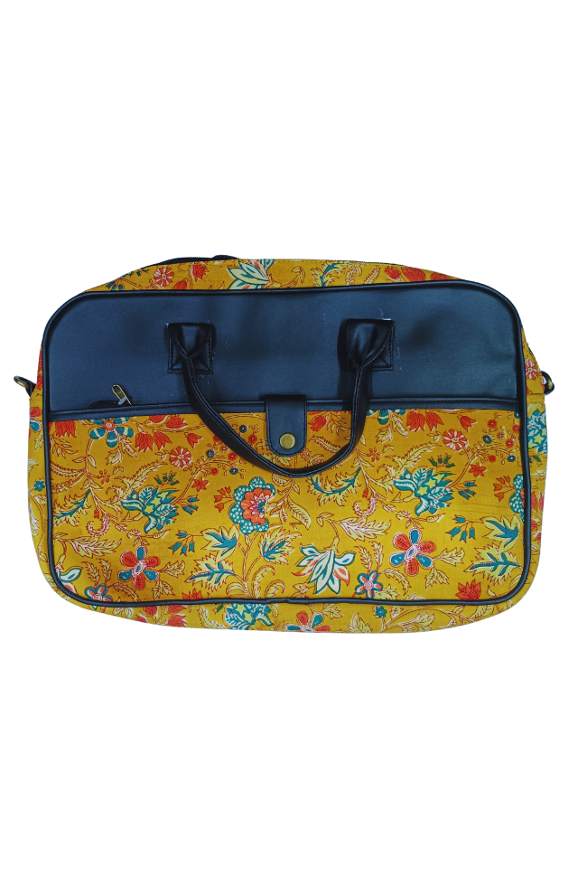 Beautiful Floral Printed Laptop Bag