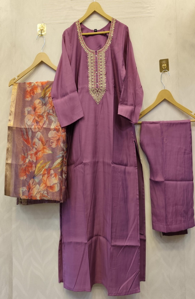 Pretty Muslin Suit Set