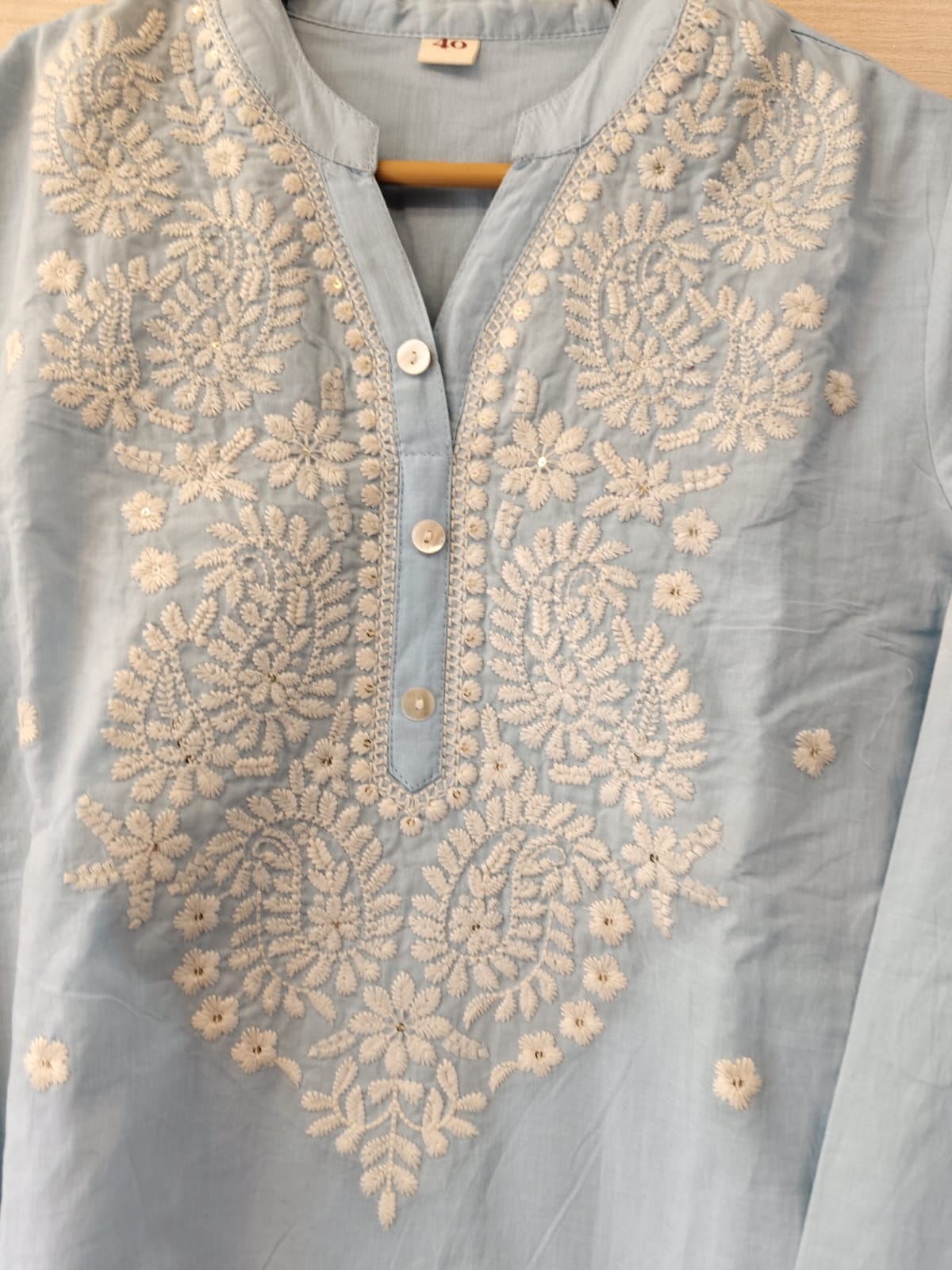 Chikankari Kurta With Pant