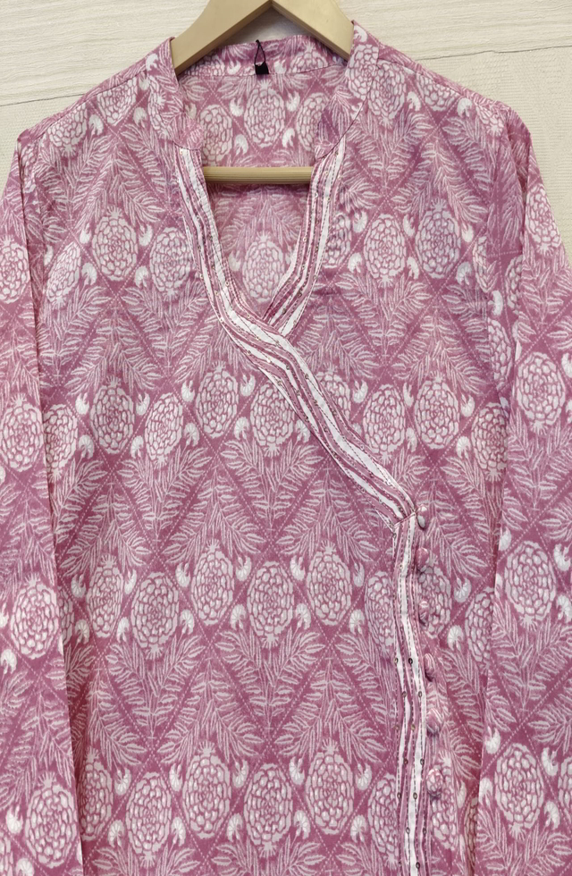 Light Pink Long Kurti