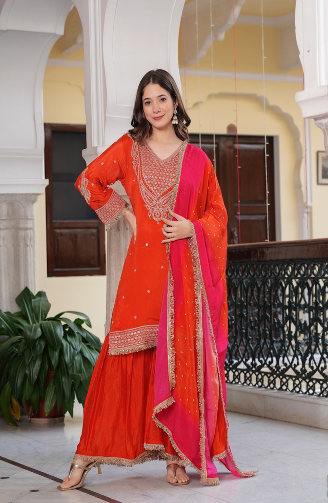 Fabulous Sharara Set For Women