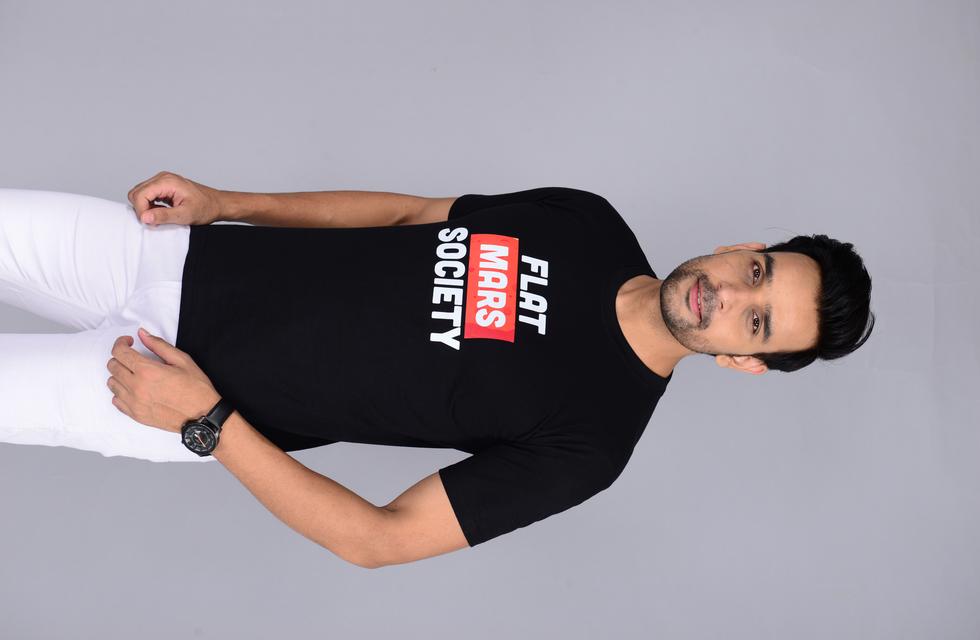 Slim Fit Casual Wear T-Shirt For Men