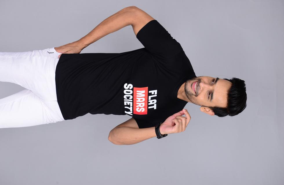 Slim Fit Casual Wear T-Shirt For Men