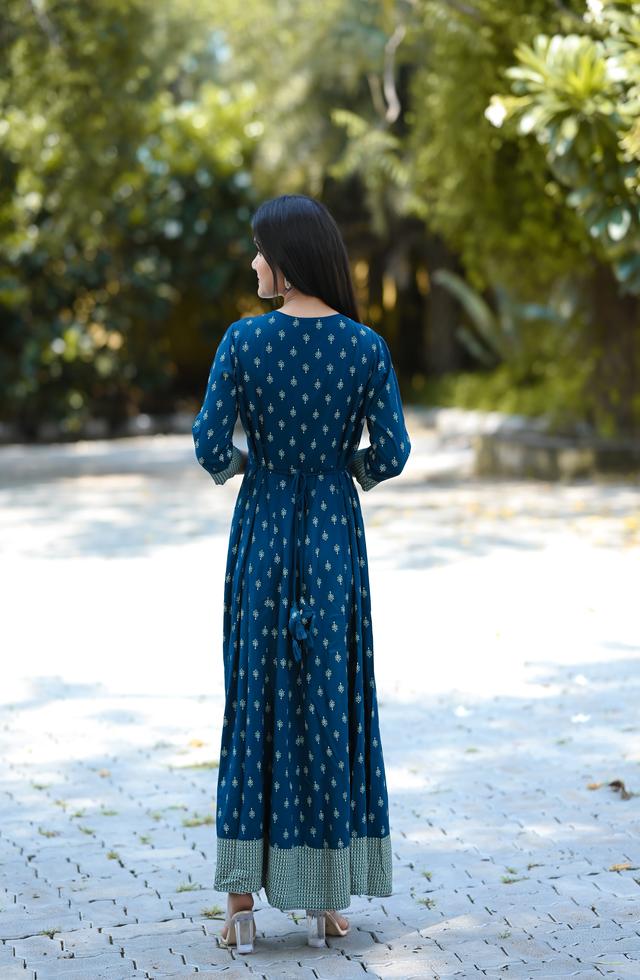 pTeal Blue Middy Dress